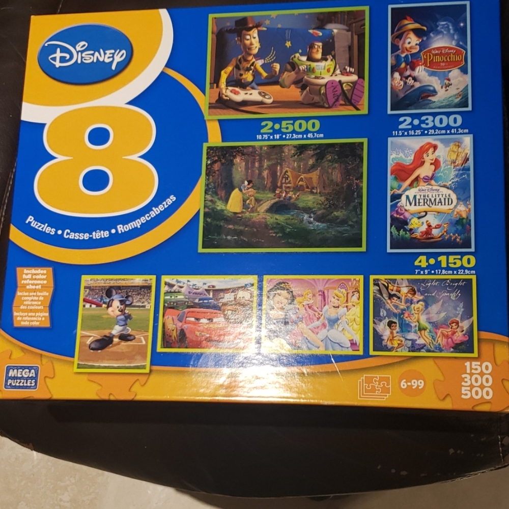 Disney 8 puzzles mega puzzle